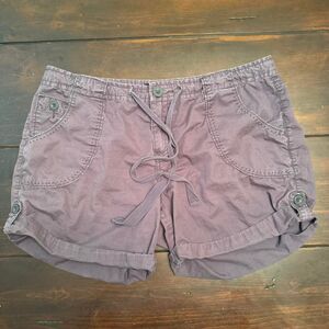 Calvin Klein Jeans Women's Purple Shorts - Size 14